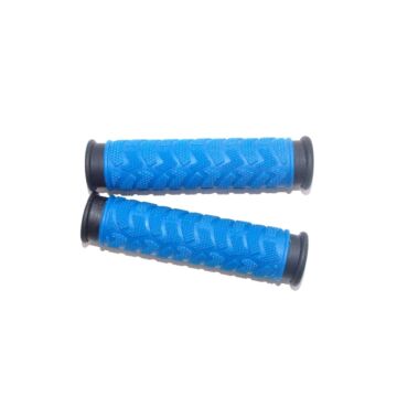 Kerékpár markolat gumis - kék 130 mm