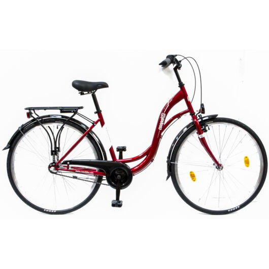 Csepel Velence kerékpár, 3 seb. agyváltó - Piros