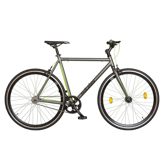 Koliken kerékpár Fixed 53cm grafit-zöld